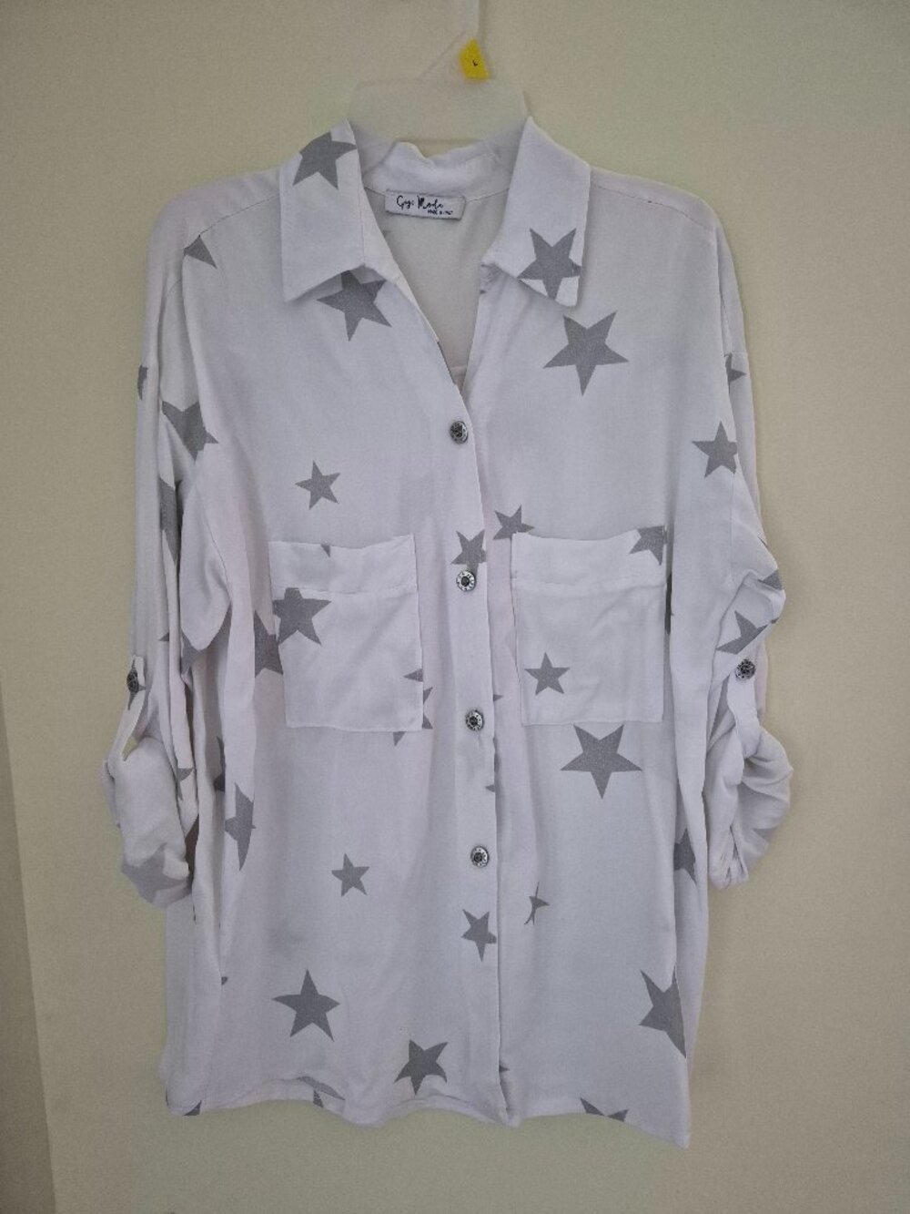 Silver Star White Shirt